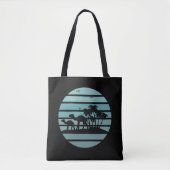 Palmbomen en kamelen tote bag (Voorkant)