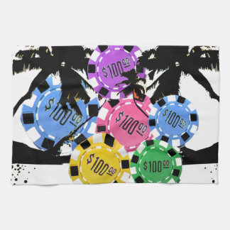 PALMBOMEN EN KEUPEN THEEDOEK