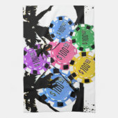 PALMBOMEN EN KEUPEN THEEDOEK (Verticaal)