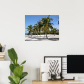 Palmbomen en perforatie poster (Thuiskantoor)