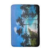 palmbomen en persceen badmat (Voorkant Verticaal)