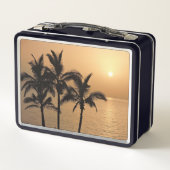 Palmbomen en Romantische zonnebank (Achterkant)