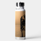 Palmbomen en Romantische zonnebank Waterfles (Rechts)