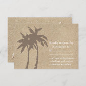 Palmbomen en strand Sand RSVP (Voorkant / Achterkant)
