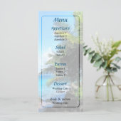 Palmbomen en Strand St. Thomas VI Wedding Menu (Staand voorkant)