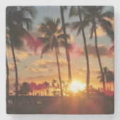 Palmbomen en Sunset onderzetter (Voorkant)