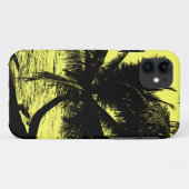 Palmbomen en water - Geel Case-Mate iPhone Case (Achterkant (horizontaal))