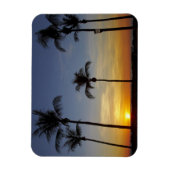 Palmbomen en zonsondergang, Mindil Beach Magneet (Verticaal)