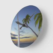 Palmbomen en zonsondergang, Plantation Island Reso Ronde Klok (Hoek)