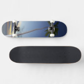 Palmbomen en zonsondergang, Plantation Island Reso Skateboard (Horizontaal)