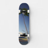 Palmbomen en zonsondergang, Plantation Island Reso Skateboard (Voorkant)