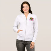Palmbomen en Zonsondergangen Hoodie (Voorkant volledig)