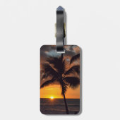 Palmbomen en Zonsondergangen op het Bagagelabel va (Achterkant verticaal)