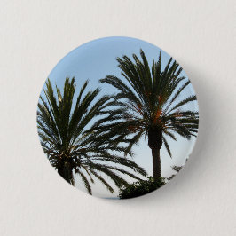 Palmbomen foto Ronde Badge Button 5,7 Cm