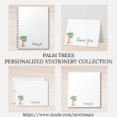 Palmbomen gepersonaliseerd post-it® notes