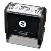 Palmbomen gepersonaliseerd  zelfinktende stempel (Product)