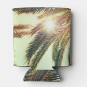 Palmbomen,  getinte lucht. blikjeskoeler (Achterkant)