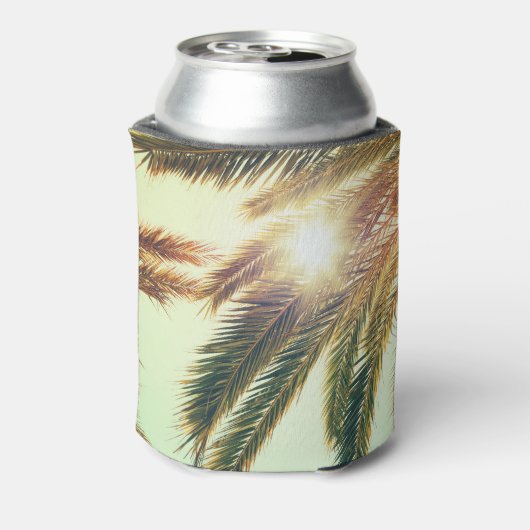 Palmbomen,  getinte lucht. blikjeskoeler (Blikje Achterkant)