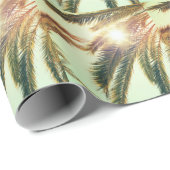 Palmbomen, getinte lucht. cadeaupapier (Rol Hoek)