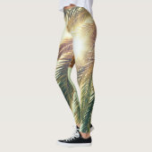 Palmbomen, getinte lucht. leggings (Links)