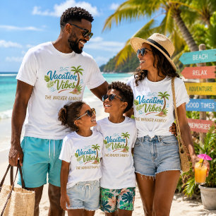 Palmbomen & Gezellige Familievakanties T-shirt
