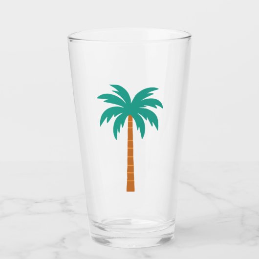 Palmbomen Glas (Voorkant)