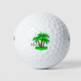 Palmbomen Golfballen