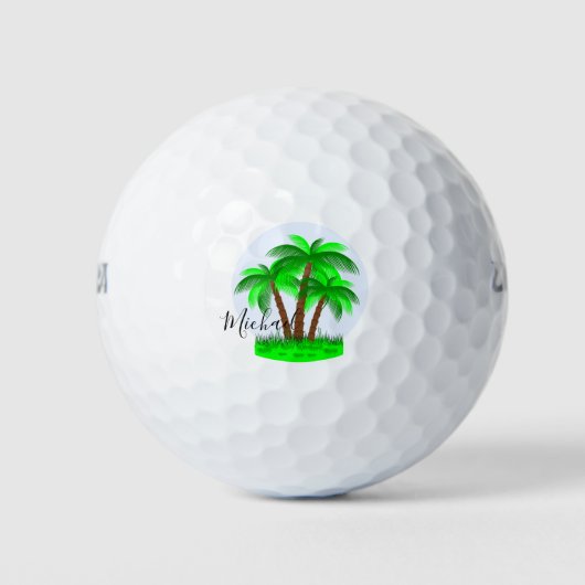 Palmbomen Golfballen (Voorkant)