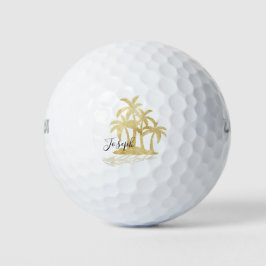 Palmbomen Golfballen