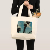 Palmbomen Grote Tote Bag (Voorkant (product))