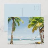 Palmbomen & Hangmat Briefkaart (Voorkant / Achterkant)