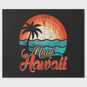 Palmbomen Hawaiaans Strand Cadeaupapier