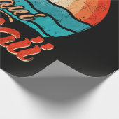 Palmbomen Hawaiaans Strand Cadeaupapier (Hoek)