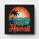 Palmbomen Hawaiaans Strand Fotoplaat (Voorkant)