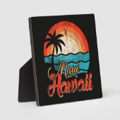 Palmbomen Hawaiaans Strand Fotoplaat (Voorkant)