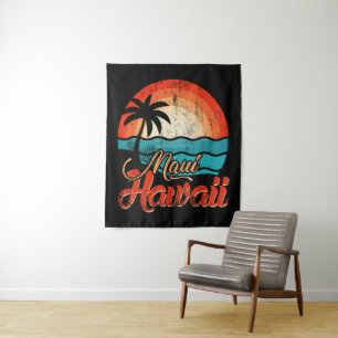 Palmbomen Hawaiaans Strand Wandkleed