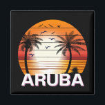 palmbomen in Aruba Magneet<br><div class="desc">Verbazingwekkend  Aruba-ontwerp voor strandliefhebbers in de zomer.</div>