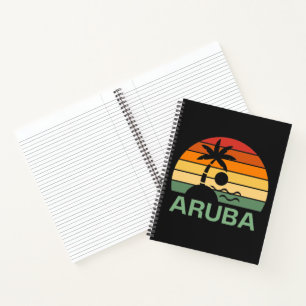 palmbomen in Aruba Notitieboek