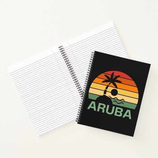 palmbomen in Aruba Notitieboek (Binnen)
