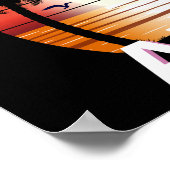  palmbomen in Aruba Poster (Hoek)