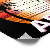 palmbomen in Aruba Poster (Hoek)