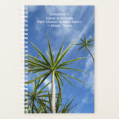 Palmbomen in de richting van de blauwe hemel planner (Voorkant)