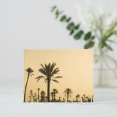 Palmbomen in de schemering, Marokko Briefkaart (Staand voorkant)