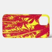 Palmbomen in een geposteriseerd ontwerp Case-Mate iPhone case (Achterkant (horizontaal))