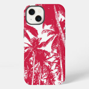 Palmbomen in een geposteriseerd ontwerp iPhone 13 hoesje