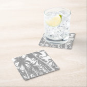 Palmbomen in een geposteriseerd ontwerp kartonnen onderzetters (Insitu)