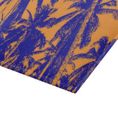 Palmbomen in een geposteriseerd ontwerp snijplank (Hoek)