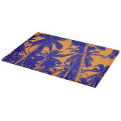 Palmbomen in een geposteriseerd ontwerp snijplank (Hoek)