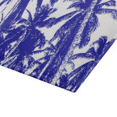 Palmbomen in een geposteriseerd ontwerp snijplank (Hoek)