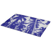 Palmbomen in een geposteriseerd ontwerp snijplank (Hoek)